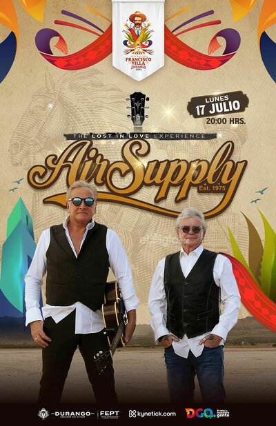 Con Julión Álvarez, Flans y Pandora, Alejandra Guzmán y Air Supply como los estelares de una larga lluvia de estrellas que arribarán a la ciudad para el verano próximo, será que se celebre la edición 2023 de la Feria Nacional Francisco Villa Durango.
