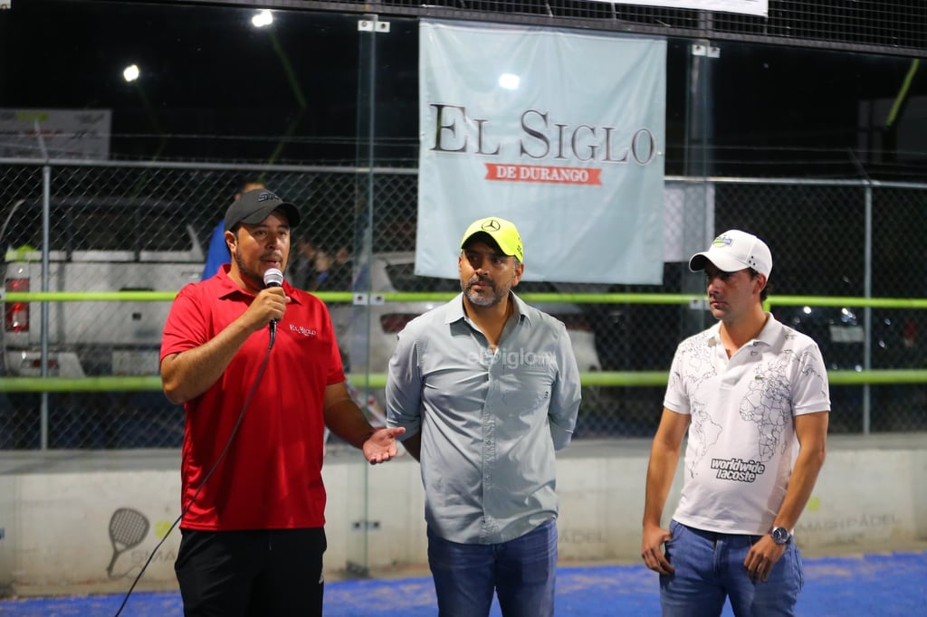 El Siglo de Durango inauguró su primer Torneo de Pádel, donde 51 parejas se enfrentarán para lograr ganar un viaje a Mazatlán.