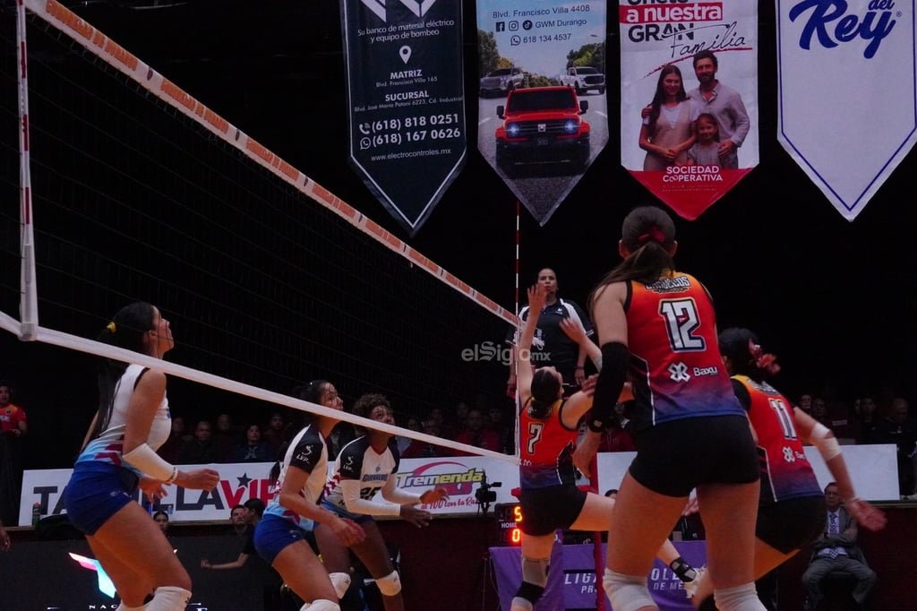 Con 12 puntos, Fernanda Bañuelos se alzó como la MVP del triunfo duranguense, que ya suma 16 sets ganados consecutivamente.