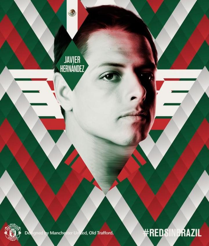 'ManU' muestra su apoyo a 'Chicharito' en el Mundial