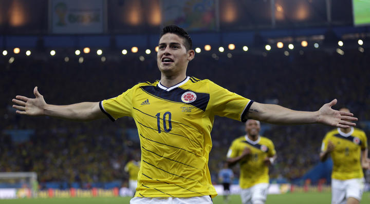 James lleva a Colombia a cuartos; van contra Brasil