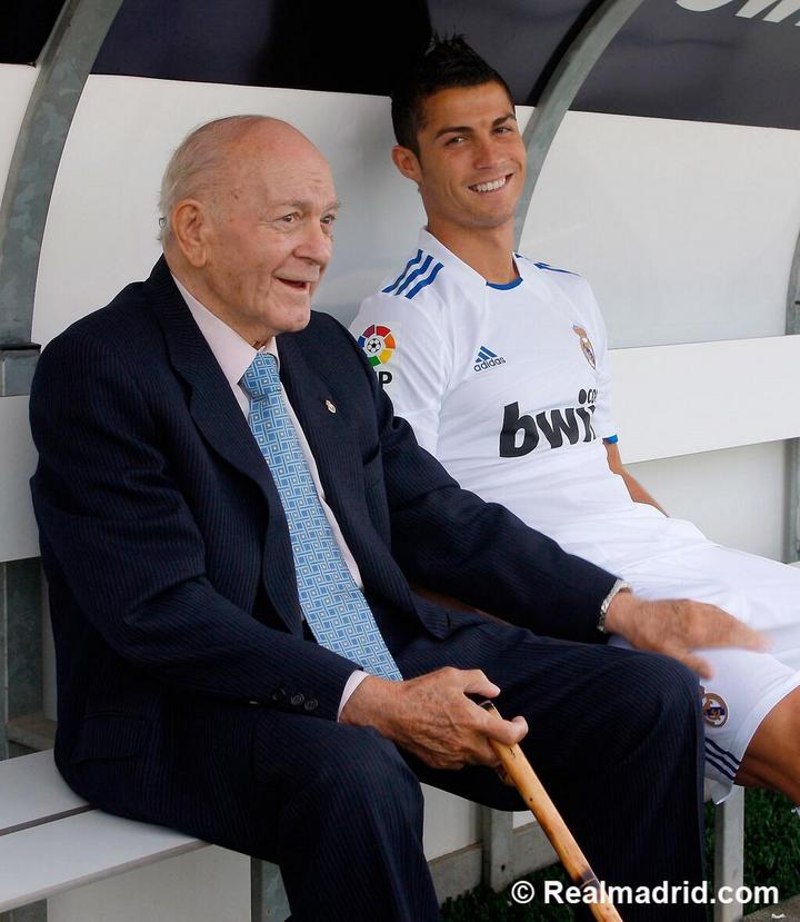 Cristiano Ronaldo triste por la muerte de Di Stéfano