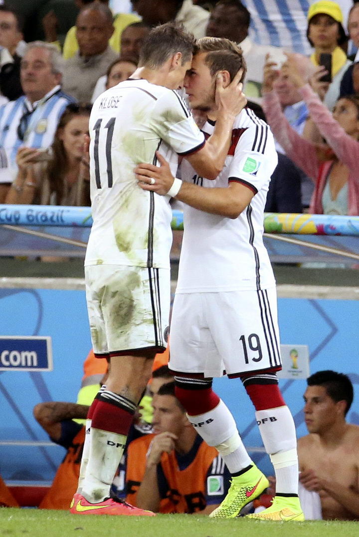 Le dije a Götze que tenía que marcar