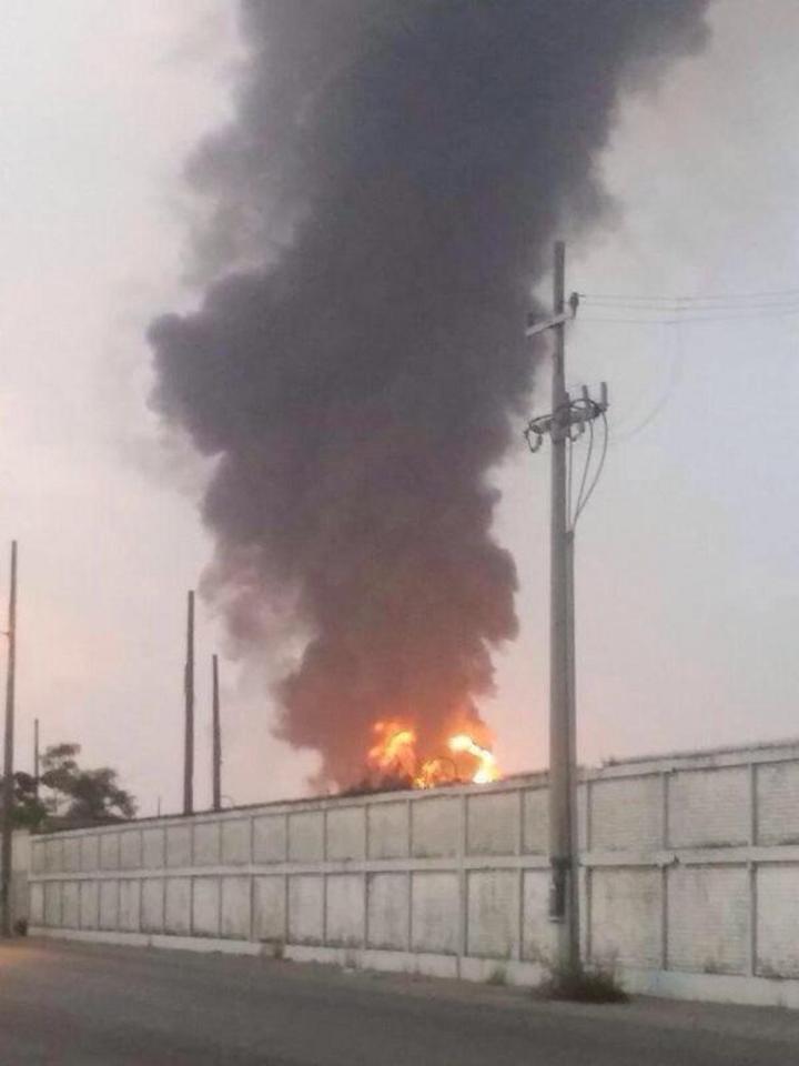 Reportan incendio en refinería de Tamaulipas