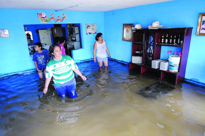 Tromba deja daños en Lerdo y Gómez