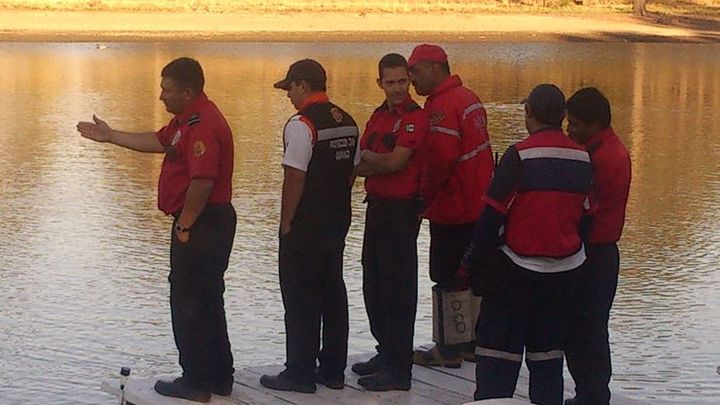 Capacitación de bomberos de El Salto