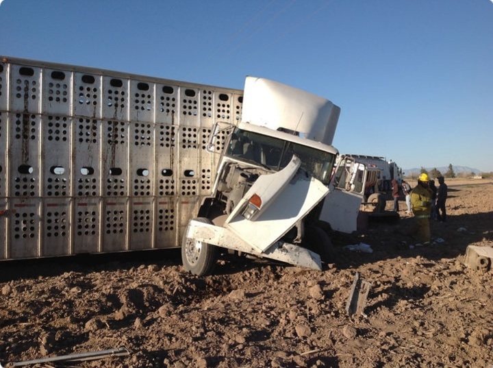 Otro tráiler choca de frente; muere una niña