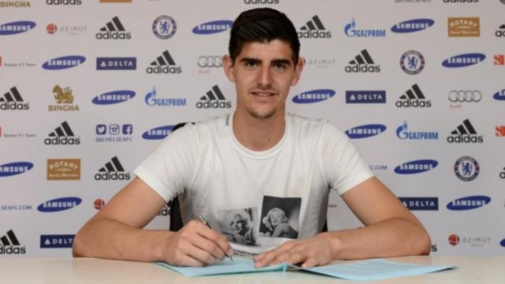 Courtois firma por cinco años con el Chelsea