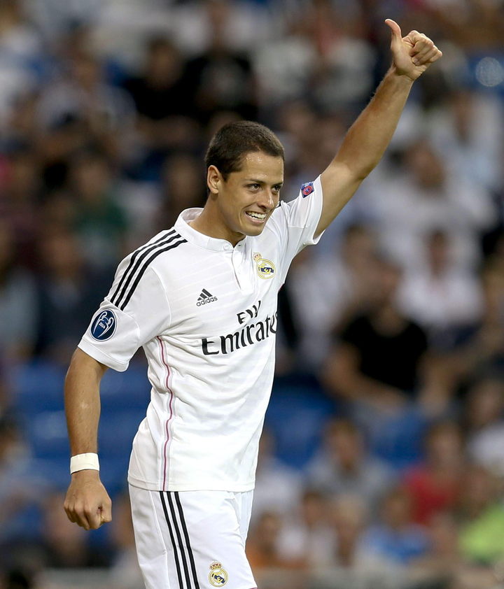 'Chicharito' scored the best goal of September