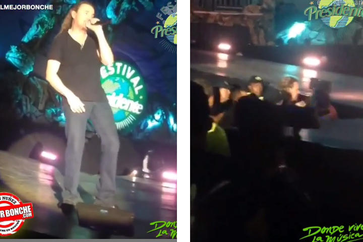 Fher de Maná sufre caída en pleno concierto