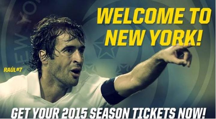 Cosmos de Nueva York ficha a Raúl González