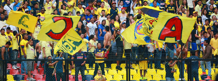 Porra del América llega al Estadio Azteca