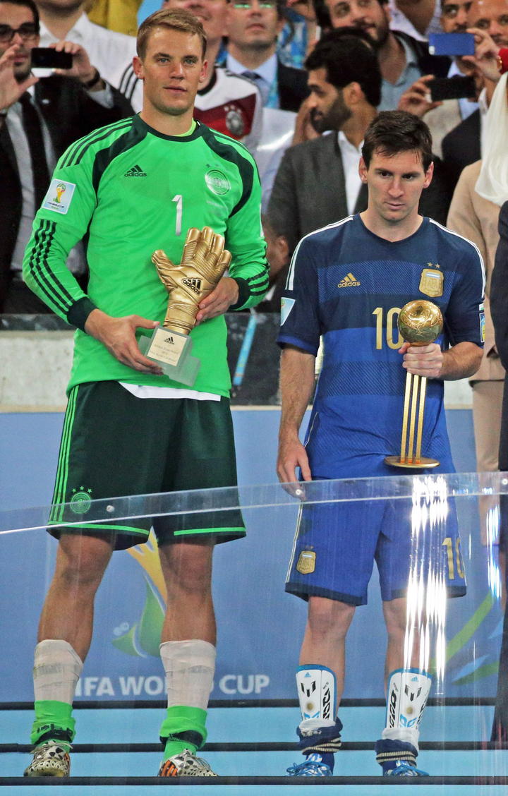 Neuer, Messi y Cristiano, son los finalistas al Balón de Oro