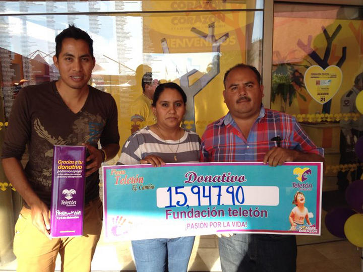 Apoya ejido El Cambio al Teletón
