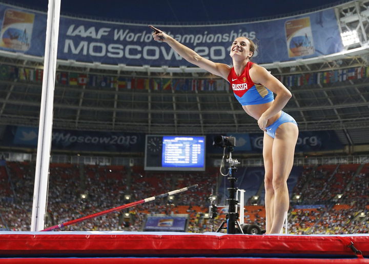Yelena Isinbayeva se casa en su ciudad natal, Volgogrado