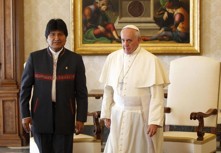 Asegura Evo que el Papa Francisco insiste en visitar La Paz