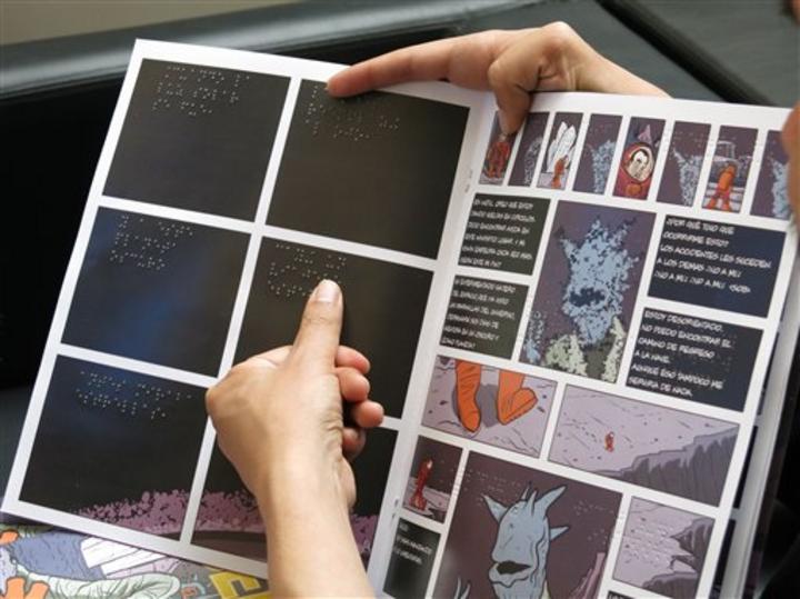 Publican comic en braille en México