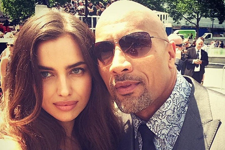 Irina Shayk habría engañado a Cristiano con 'La Roca'