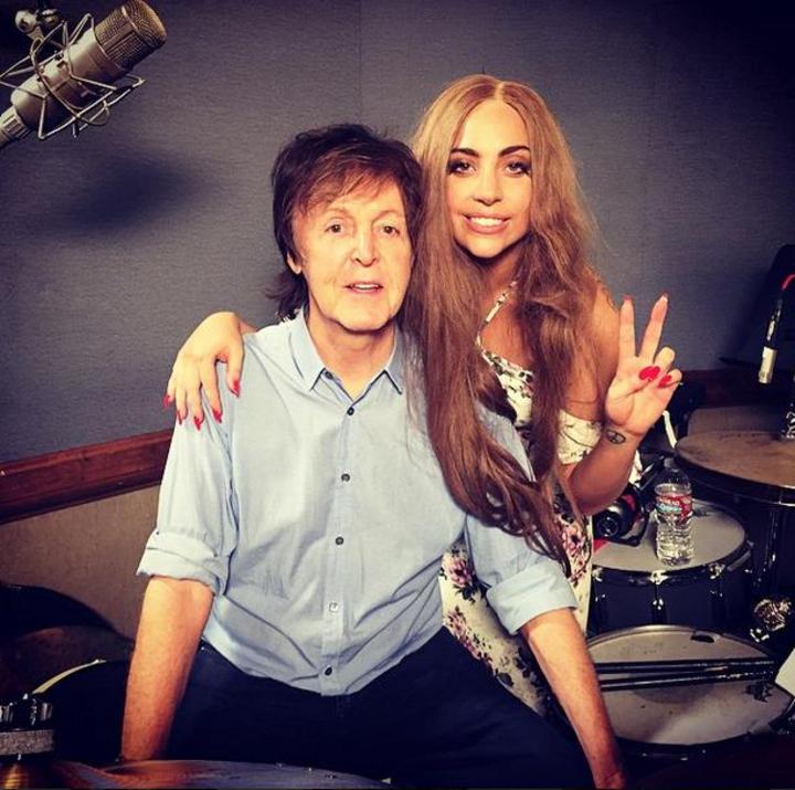 Presume Gaga colaboración con Paul McCartney