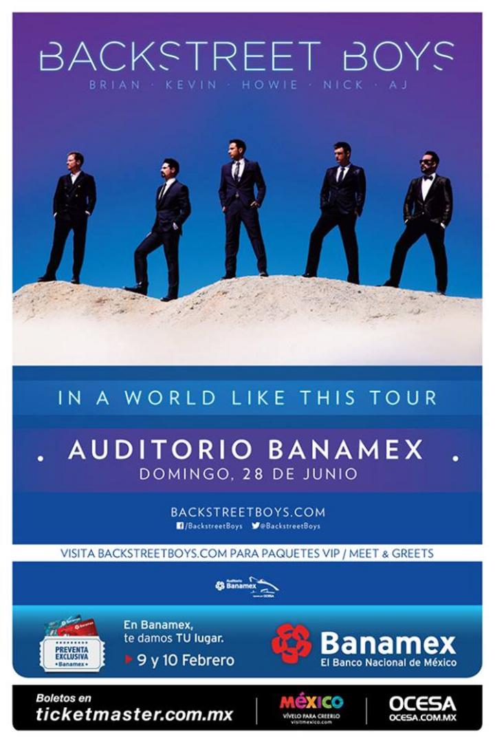 Anuncian los Backstreet Boys conciertos en México