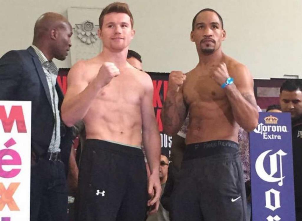'Canelo” Álvarez y James Kirkland superan la báscula