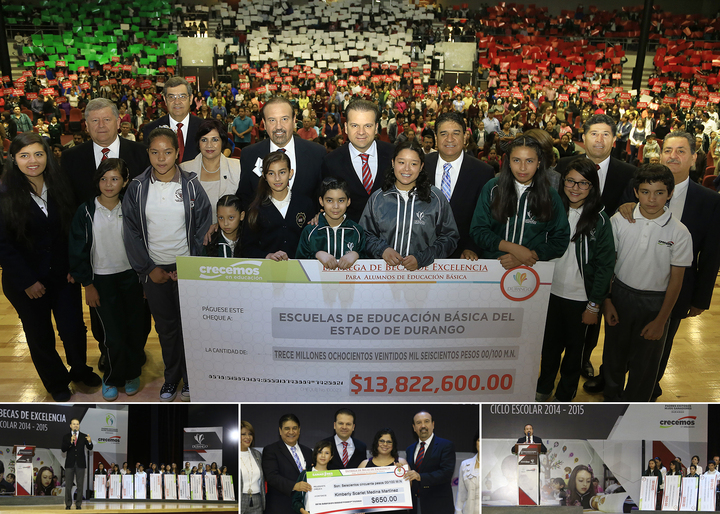 Becas de excelencia para mil 839 alumnos