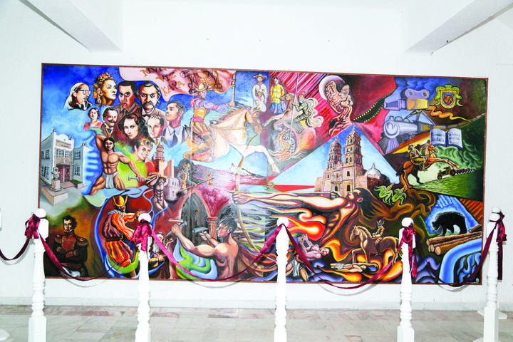 Develan mural de Arnoldo Martínez