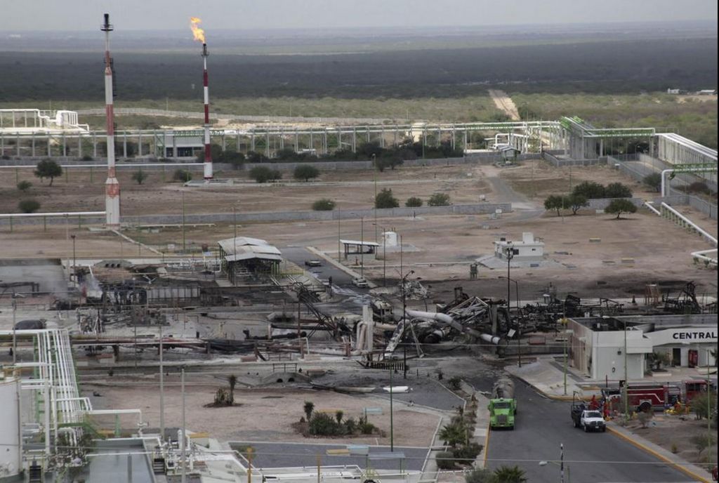 Evocan a víctimas de explosión en instalaciones de Pemex en Reynosa