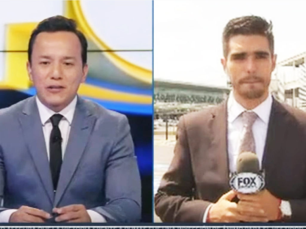 Atropellan a reportero de Fox Sports en vivo