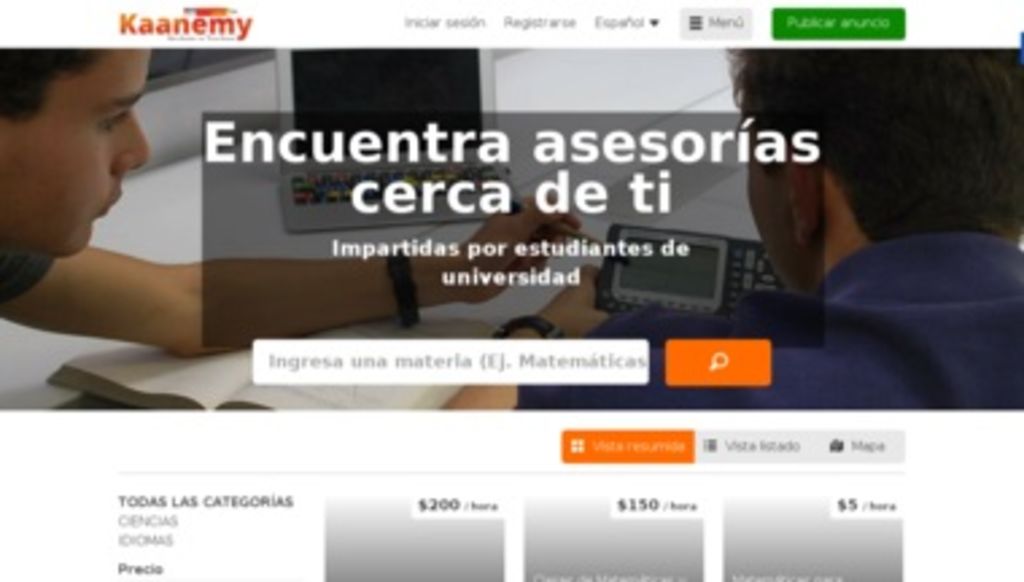 Kaanemy, la app que conecta a tutores y alumnos