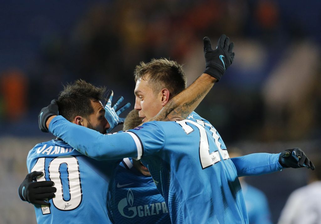 Zenit sigue con paso perfecto en Champions