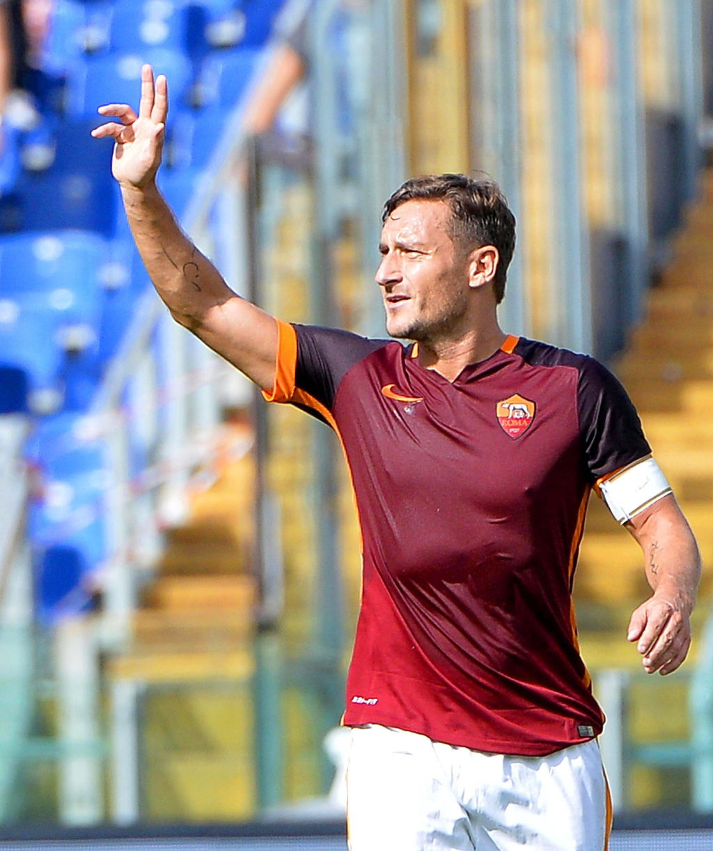 Totti recuerda su actuación en el Bernabéu