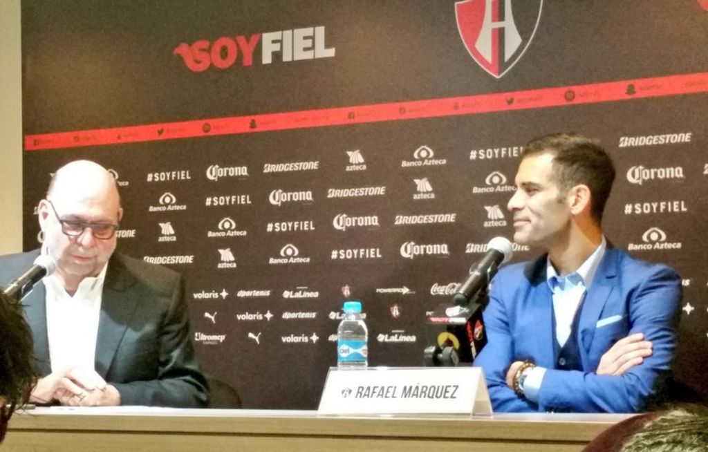 Atlas presenta a Rafa Márquez