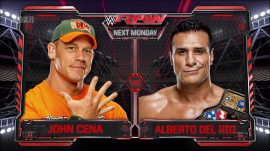 John Cena regresa al ring ante Alberto del Río