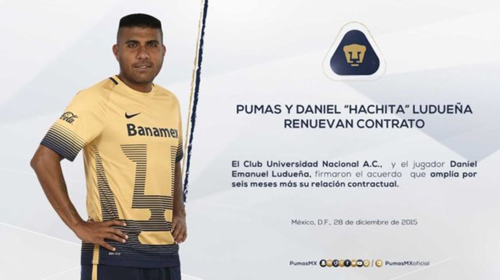 Ludueña se quedará en Pumas para el próximo torneo