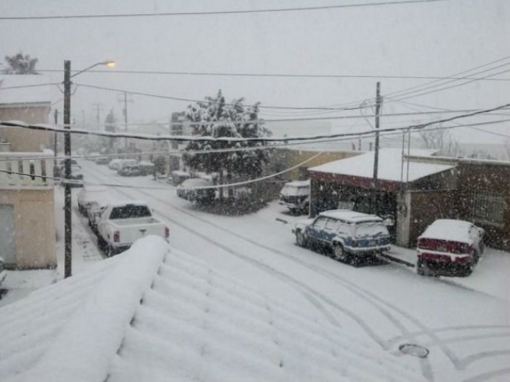 Suman 22 municipios en Chihuahua con nevadas
