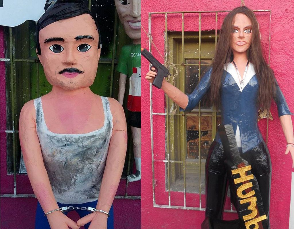 Kate y 'El Chapo' ya tienen piñatas