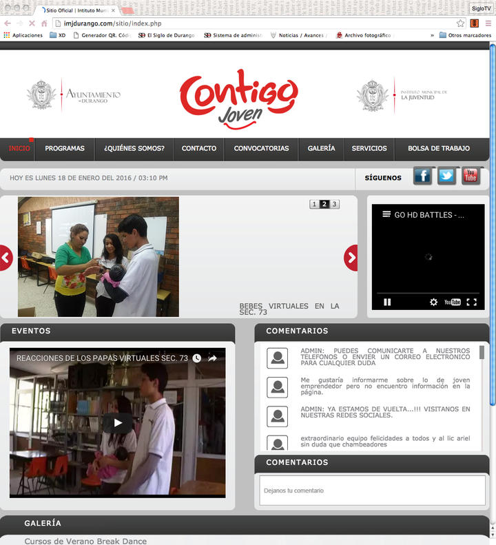 Renuncia titular de la Juventud en el municipio