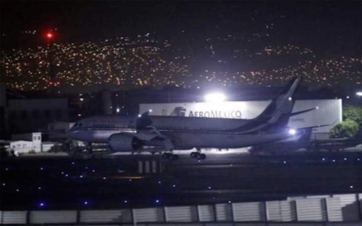 Arriba nuevo avión presidencial al AICM