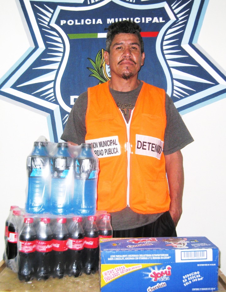 Robó en camión de LaLa y de Coca