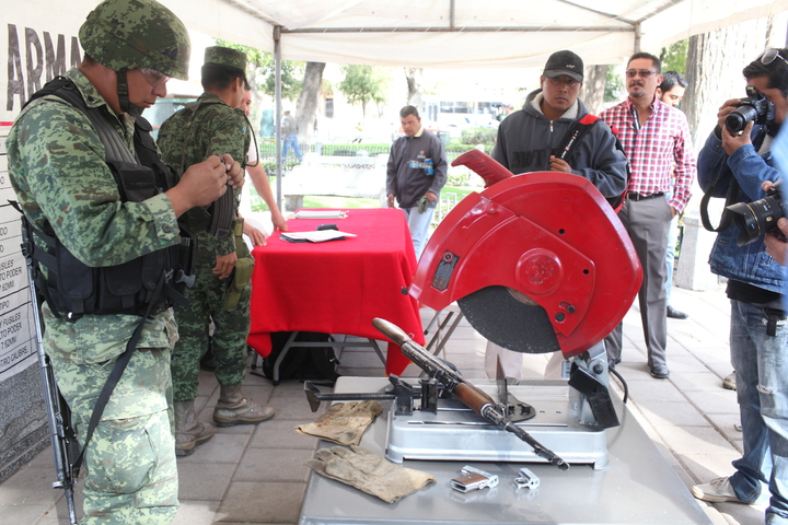 Tenían 'guardadas' 398 armas de fuego