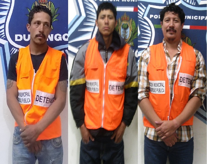 Golpearon a sus esposas; 3 presos