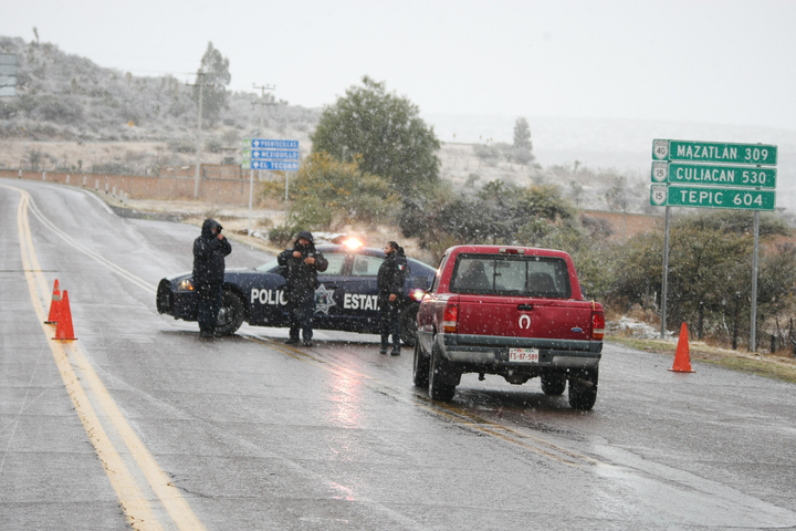 Nevadas, hasta en semidesierto