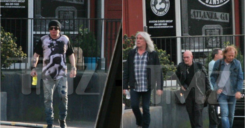 Captan a Axl Rose tras reunión con AC/DC