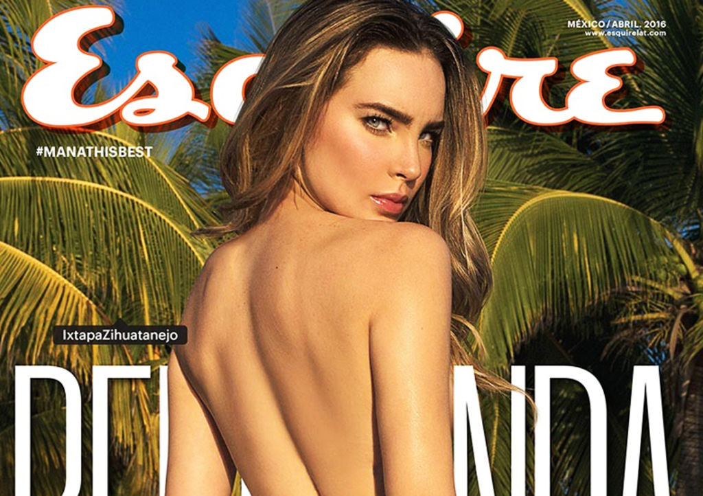 Posa radiante Belinda para Esquire