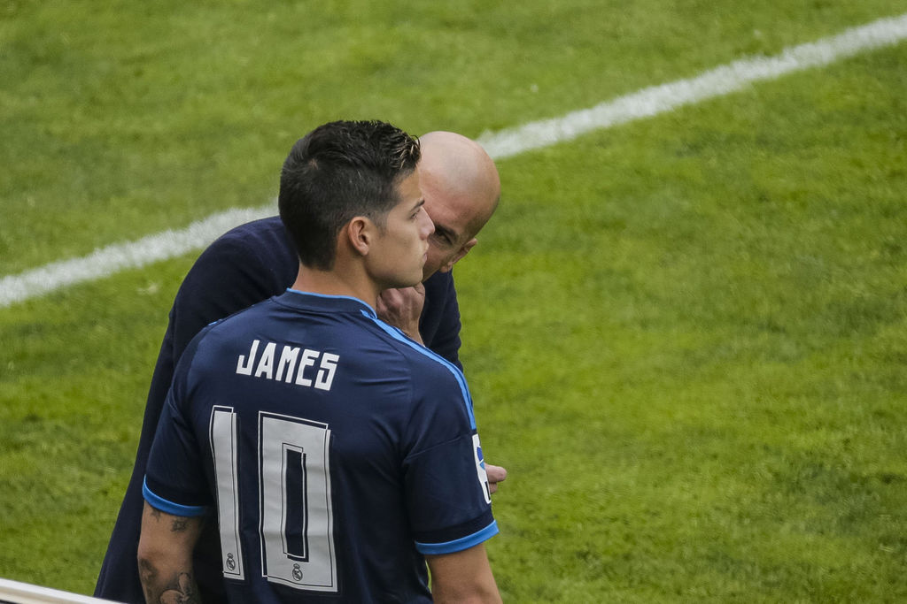 'James Rodríguez no es del gusto de Zidane'