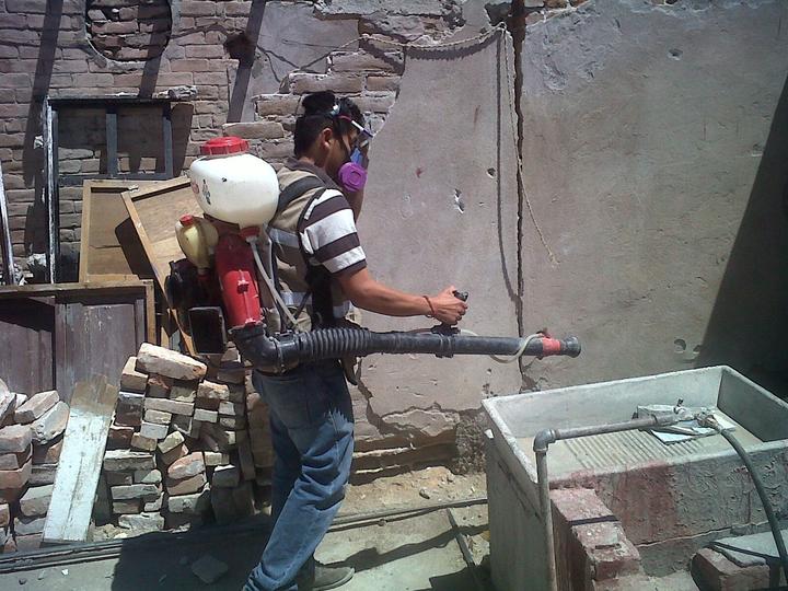 Han aplicado 2 toneladas de abate en lo que va del año