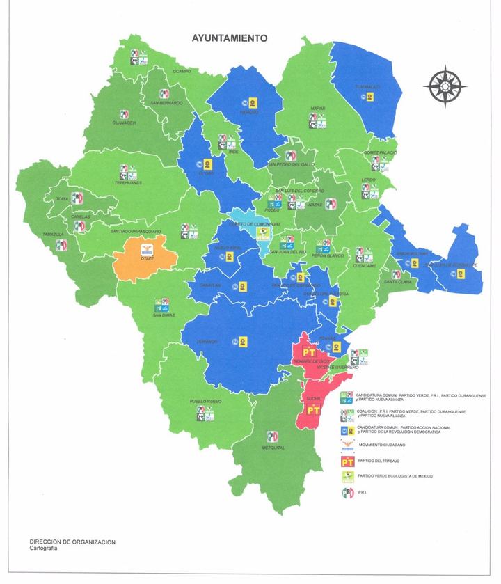 Cómputos confirman nuevo mapa electoral