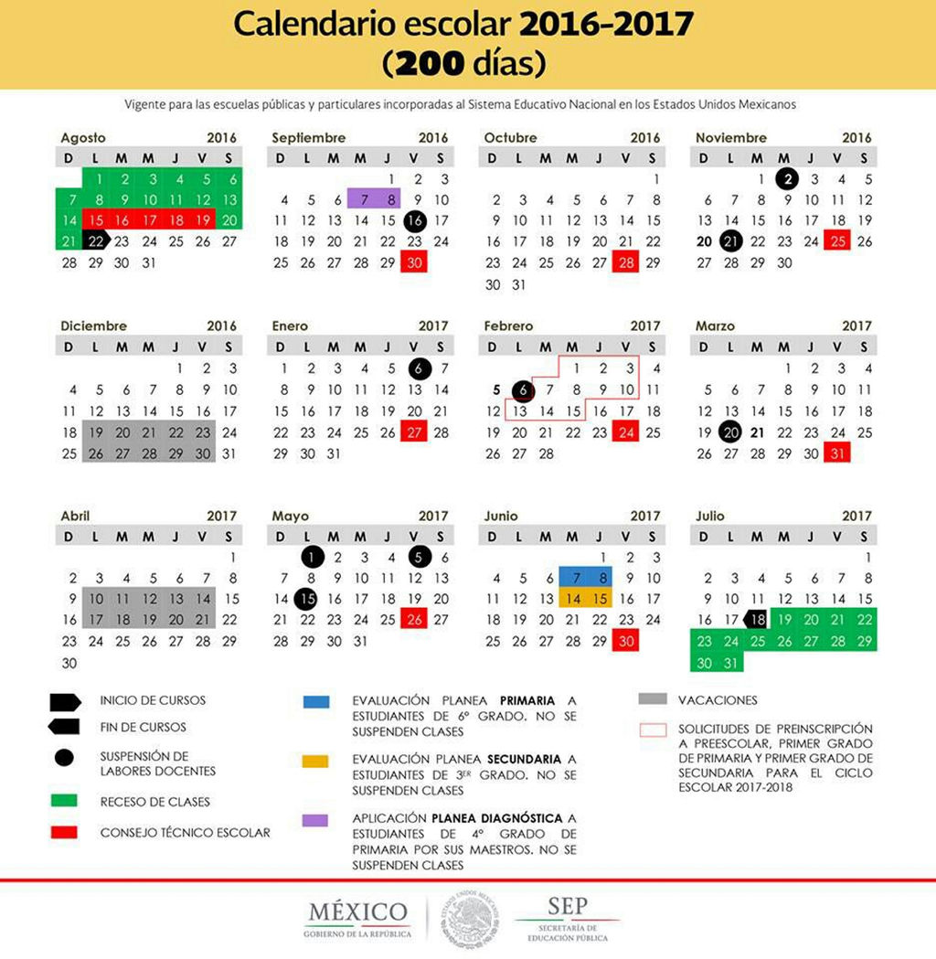 Documentan propuestas de calendarios escolares de 185 y 200 días