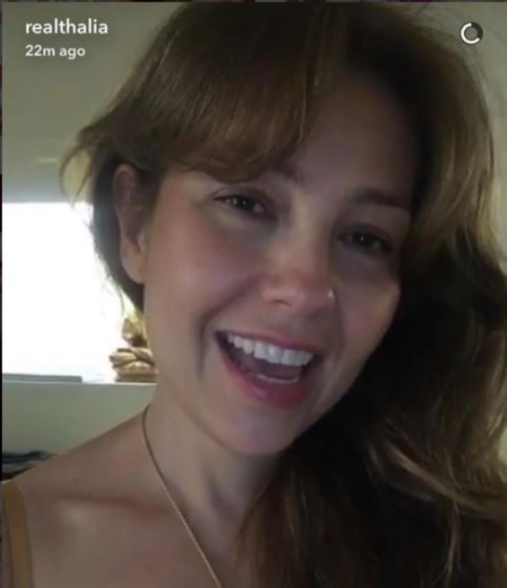 Muestra a la 'Thalía real'